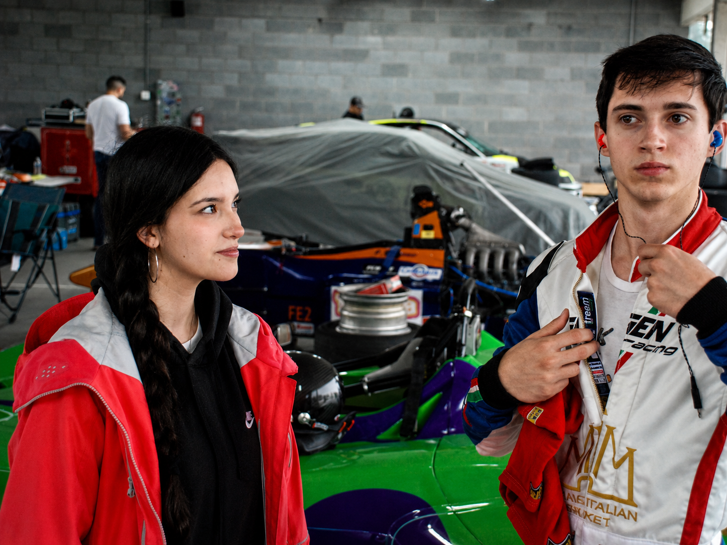Filippo Massa's SRF3 garage with team support at CMP in 2026